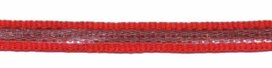 Rood-zilver grosgrain/ribsband 7 mm (ca. 25 m) Rood-zilver grosgrain/ribsband 7 mm (ca. 25 m)