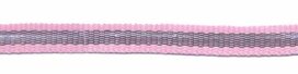 Roze-zilver grosgrain/ribsband 7 mm (ca. 25 m) Roze-zilver grosgrain/ribsband 7 mm (ca. 25 m)