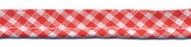 Rood-wit geruit piping-/paspelband STANDAARD - 2 mm koord (ca. 10 meter) Rood-wit geruit piping-/paspelband STANDAARD - 2 mm koord (ca. 10 meter)