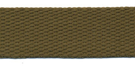 Tassenband 25 mm legergroen COTTON-LOOK (ca. 25 m) Tassenband 25 mm legergroen COTTON-LOOK (ca. 25 m)