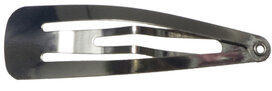 Klik-klak haarknipje zilverkleurig 4,7 cm EXTRA STEVIG (ca. 20 stuks) Klik-klak haarknipje zilverkleurig 4,7 cm EXTRA STEVIG (ca. 20 stuks)