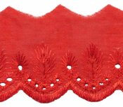 Broderie rood 50 mm (ca. 13,5 m) Broderie rood 50 mm (ca. 13,5 m)