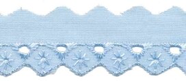 Broderie licht blauw 25 mm (ca. 13,5 m) Broderie licht blauw 25 mm (ca. 13,5 m)