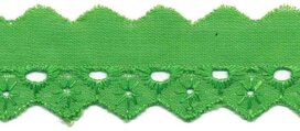 Broderie licht groen 25 mm (ca. 13,5 m) Broderie licht groen 25 mm (ca. 13,5 m)