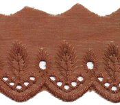 Broderie bruin 50 mm (ca. 13,5 m) Broderie bruin 50 mm (ca. 13,5 m)