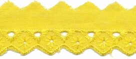 Broderie licht geel 25 mm (ca. 13,5 m) Broderie licht geel 25 mm (ca. 13,5 m)