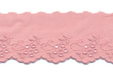 Broderie oud roze 100% KATOEN 50 mm #1302 (ca. 13,5 m) Broderie oud roze 100% KATOEN 50 mm #1302 (ca. 13,5 m)