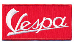 Patch 'Vespa' rood/wit (5 stuks) Patch 'Vespa' rood/wit (5 stuks)