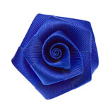 Roos satijn kobalt blauw 30 mm (10 stuks) Roos satijn kobalt blauw 30 mm (10 stuks)