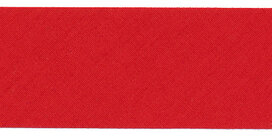 Rood (#07) ongevouwen biaisband 30 mm (ca. 10 meter) Rood (#07) ongevouwen biaisband 30 mm (ca. 10 meter)