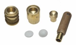 Stofknopen matrijs / stempelset t.b.v. spindelpers voor stofknopen 13 mm (maat #24) Stofknopen matrijs / stempelset t.b.v. spindelpers voor stofknopen 13 mm (maat #24)