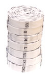 Maatlabels wit - maat 2XL (ca. 300 stuks) Maatlabels wit - maat 2XL (ca. 300 stuks)