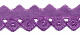 Broderie paars 25 mm (ca. 13,5 m) Broderie paars 25 mm (ca. 13,5 m)