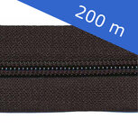 Nylon rits zwart #580 maat 5 (ca. 200 m) Nylon rits zwart #580 maat 5 (ca. 200 m)