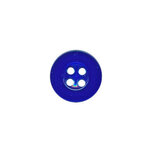 Knoop met 4 gaten donker blauw 11 mm (ca. 100 stuks) Knoop met 4 gaten donker blauw 11 mm (ca. 100 stuks)