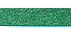 Groen gevouwen lurex biaisband 18 mm (ca. 25 meter) Groen gevouwen lurex biaisband 18 mm (ca. 25 meter)