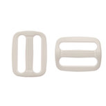 Schuifgesp wit kunststof SLANK 25 mm (100 stuks) Schuifgesp wit kunststof SLANK 25 mm (100 stuks)