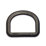 D-ring hoog rond zwart kunststof 25 mm (10 stuks) D-ring hoog rond zwart kunststof 25 mm (10 stuks)