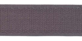 Klittenband 25 mm antraciet (set haak en lus van ca. 25 m) Klittenband 25 mm antraciet (set haak en lus van ca. 25 m)
