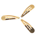 Klik-klak haarknipje goudkleurig 3,9 cm (ca. 100 stuks) Klik-klak haarknipje goudkleurig 3,9 cm (ca. 100 stuks)