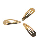 Klik-klak haarknipje goudkleurig 3,1 cm (ca. 100 stuks) Klik-klak haarknipje goudkleurig 3,1 cm (ca. 100 stuks)