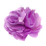 Bloem XL stof mix lila ca. 8 cm (5 stuks) Bloem XL stof mix lila ca. 8 cm (5 stuks)