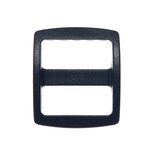 Schuifgesp HOOG zwart kunststof 20 mm (100 stuks) Schuifgesp HOOG zwart kunststof 20 mm (100 stuks)