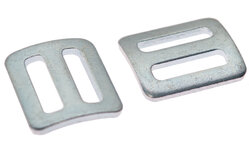 Metalen schuifgesp zilverkleurig ZWAAR 25 x 3,0 mm (1 stuk) Metalen schuifgesp zilverkleurig ZWAAR 25 x 3,0 mm (1 stuk)