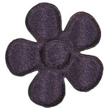 Applicatie bloem donker blauw satijn effen groot 45 mm (ca. 100 stuks) Applicatie bloem donker blauw satijn effen groot 45 mm (ca. 100 stuks)