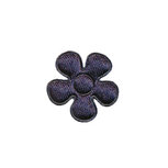 Applicatie bloem donker blauw satijn effen klein 20 mm (ca. 100 stuks) Applicatie bloem donker blauw satijn effen klein 20 mm (ca. 100 stuks)