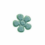 Applicatie bloem zeegroen satijn effen klein 20 mm (ca. 100 stuks) Applicatie bloem zeegroen satijn effen klein 20 mm (ca. 100 stuks)