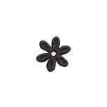 Applicatie bloem zwart satijn effen mini 18 mm (ca. 100 stuks) Applicatie bloem zwart satijn effen mini 18 mm (ca. 100 stuks)