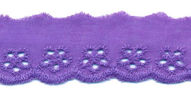 Broderie paars KATOEN 25 mm (ca. 13,5 m) Broderie paars KATOEN 25 mm (ca. 13,5 m)