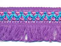 Ibiza franjeband paars ca. 37 mm (ca. 5 meter) Ibiza franjeband paars ca. 37 mm (ca. 5 meter)