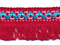 Ibiza franjeband bordeaux ca. 37 mm (ca. 5 meter) Ibiza franjeband bordeaux ca. 37 mm (ca. 5 meter)