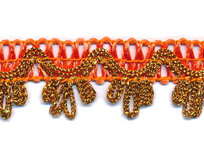 Sierband oranje met goud ca. 27 mm (ca. 5 meter) Sierband oranje met goud ca. 27 mm (ca. 5 meter)