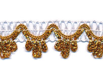 Sierband wit met goud ca. 27 mm (ca. 5 meter) Sierband wit met goud ca. 27 mm (ca. 5 meter)