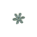 Applicatie bloem zeegroen satijn effen mini 18 mm (ca. 100 stuks) Applicatie bloem zeegroen satijn effen mini 18 mm (ca. 100 stuks)