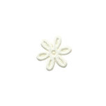 Applicatie bloem ivoor satijn effen mini 18 mm (ca. 100 stuks) Applicatie bloem ivoor satijn effen mini 18 mm (ca. 100 stuks)