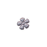 Applicatie bloem grijs satijn effen mini 15 mm (ca. 100 stuks) Applicatie bloem grijs satijn effen mini 15 mm (ca. 100 stuks)