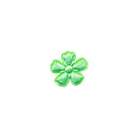 Applicatie bloem mintgroen satijn effen mini 15 mm (ca. 100 stuks) Applicatie bloem mintgroen satijn effen mini 15 mm (ca. 100 stuks)