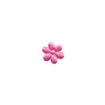 Applicatie bloem roze satijn effen mini 10 mm (ca. 100 stuks) Applicatie bloem roze satijn effen mini 10 mm (ca. 100 stuks)