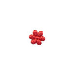 Applicatie bloem rood satijn effen mini 10 mm (ca. 100 stuks) Applicatie bloem rood satijn effen mini 10 mm (ca. 100 stuks)