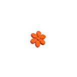 Applicatie bloem oranje satijn effen mini 10 mm (ca. 100 stuks) Applicatie bloem oranje satijn effen mini 10 mm (ca. 100 stuks)