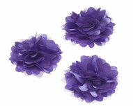 Bloem stof paars ca. 5 cm (5 stuks) Bloem stof paars ca. 5 cm (5 stuks)