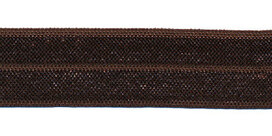 Donker bruin #014 elastisch biaisband 20 mm (ca. 25 m) Donker bruin #014 elastisch biaisband 20 mm (ca. 25 m)