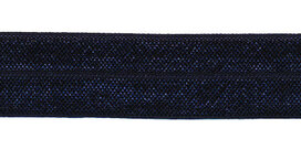 Donker blauw #027 elastisch biaisband 20 mm (ca. 25 m) Donker blauw #027 elastisch biaisband 20 mm (ca. 25 m)