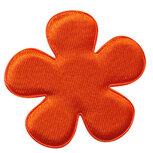 Applicatie bloem oranje satijn effen groot 47 mm (ca. 100 stuks) Applicatie bloem oranje satijn effen groot 47 mm (ca. 100 stuks)