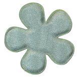 Applicatie bloem zeegroen satijn effen groot 47 mm (ca. 100 stuks) Applicatie bloem zeegroen satijn effen groot 47 mm (ca. 100 stuks)