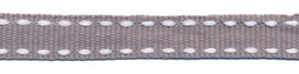 Grijs-wit stippel grosgrain/ribsband 10 mm (ca. 25 m) Grijs-wit stippel grosgrain/ribsband 10 mm (ca. 25 m)